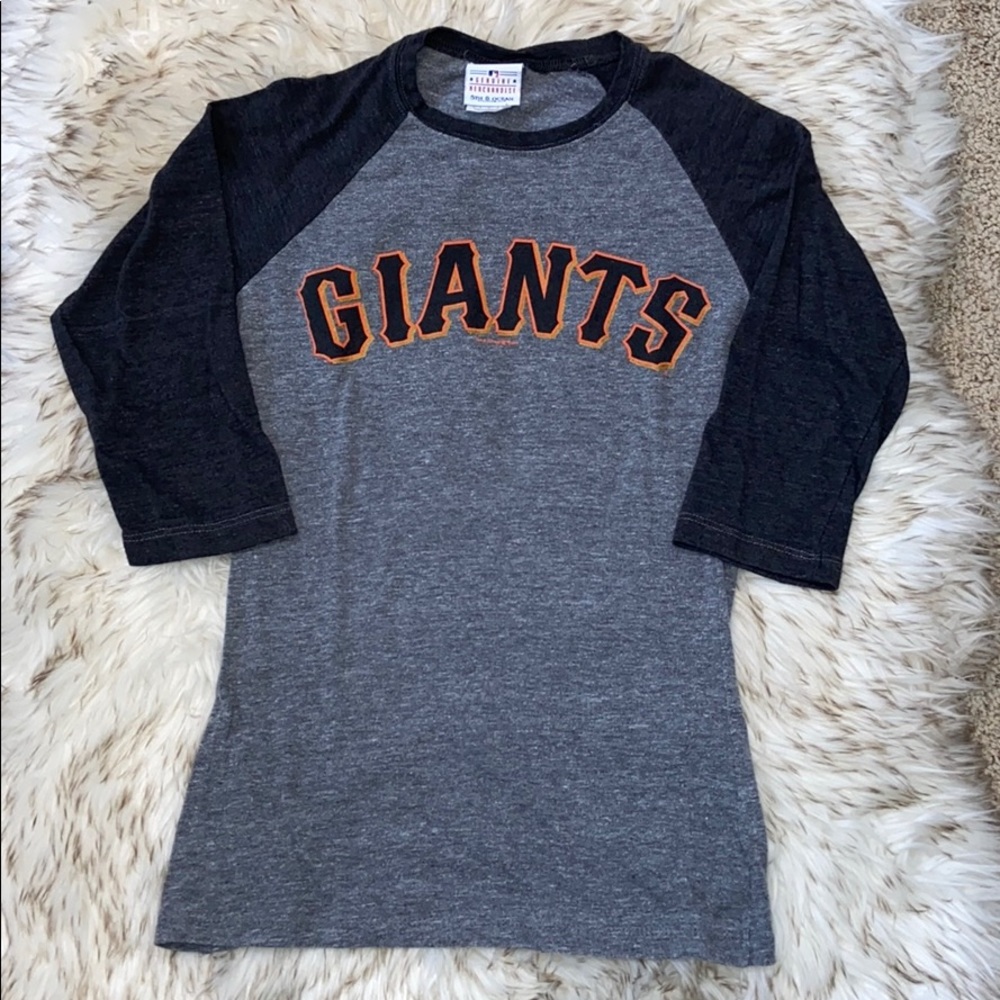 women’s fitted  GIANTS fitted baseball tee
